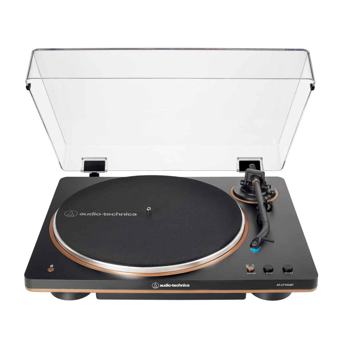 Audio-Technica Giradischi Bluetooth AT-LP70XBT Black Bronze