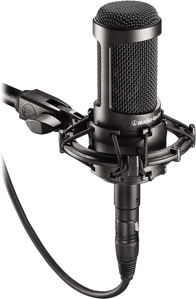 Audio-Technica Microfono a Condensatore AT2035 Professionale Nero
