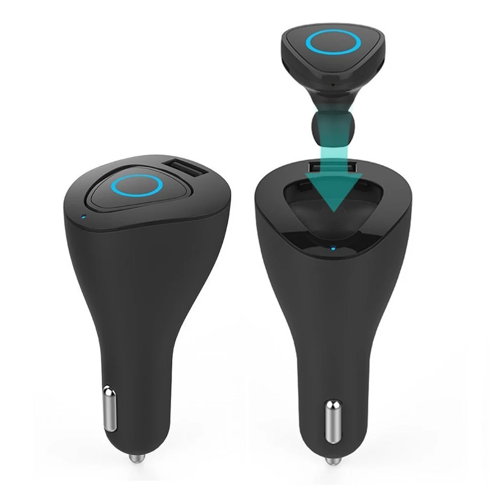 AURICOLARE BLUETOOTH MINI WIFI USB MICROFONO CARICACATORE AUTO PER SMARTPHONE - TrAdE Shop Traesio