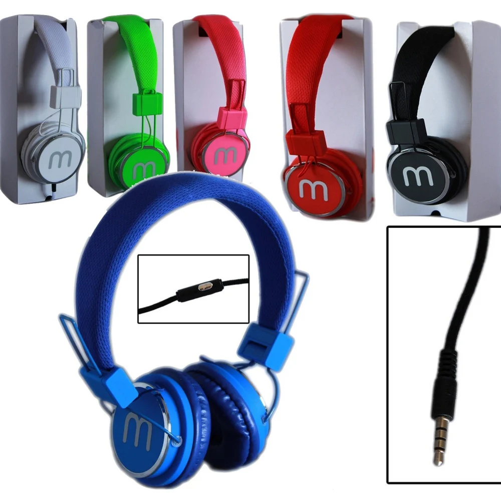 AURICOLARI STEREO CUFFIE SY-872 AUDIO MICROFONO MP3 SMARTPHONE CELLULARE