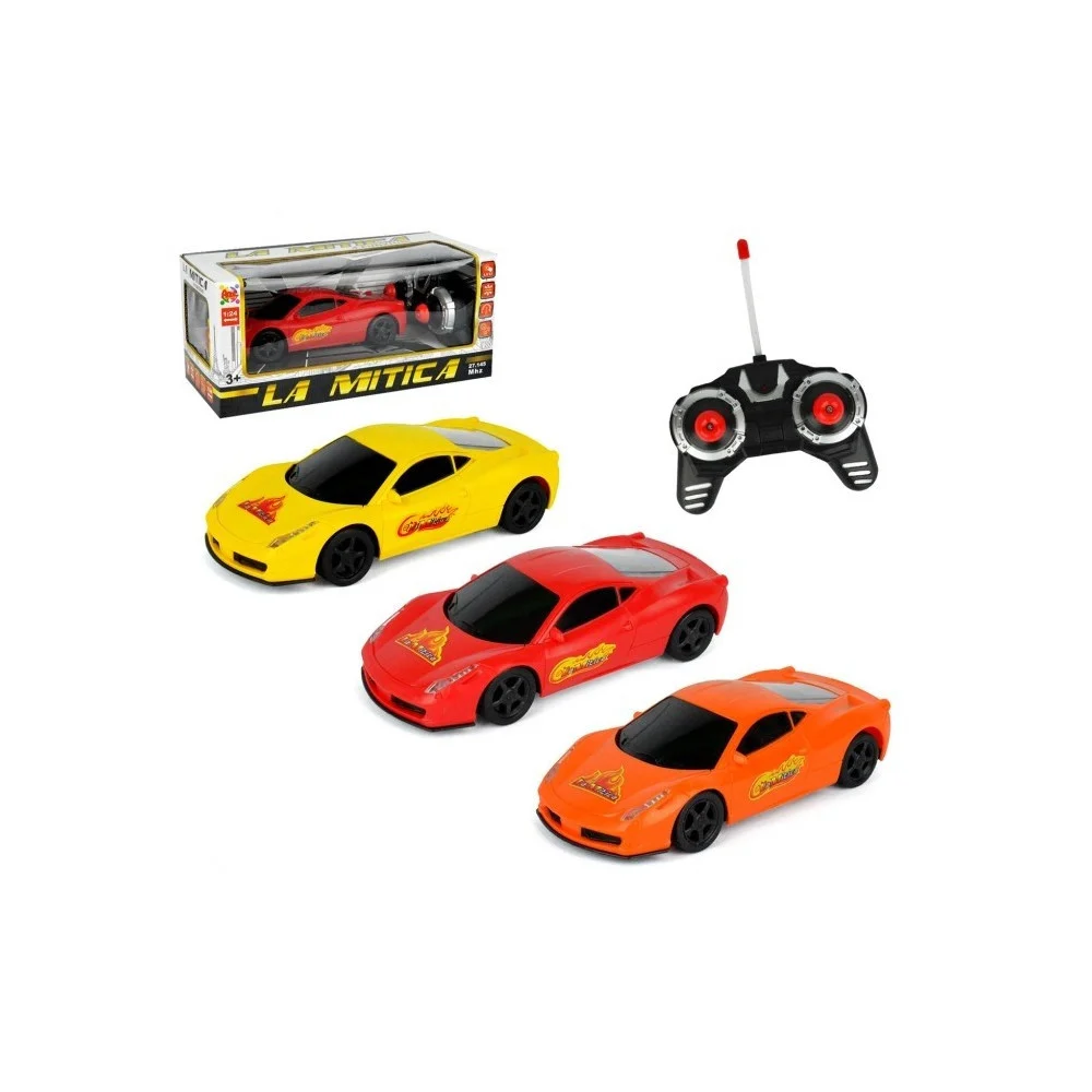 AUTO DA CORSA SPEED RADIOCOMANDATA IN SCALA 1:24 TELECOMANDO 4 FUNZIONI - TrAdE Shop Traesio