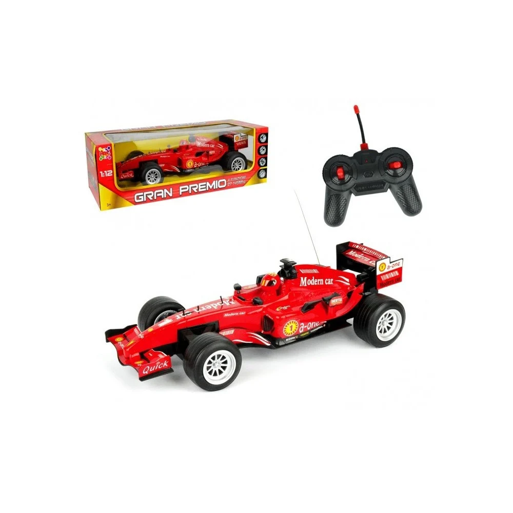 AUTO RADIOCOMANDATA FORMULA UNO SCALA 1:18 TELECOMANDO CON 4 FUNZIONI GRANPREMIO - TrAdE Shop Traesio
