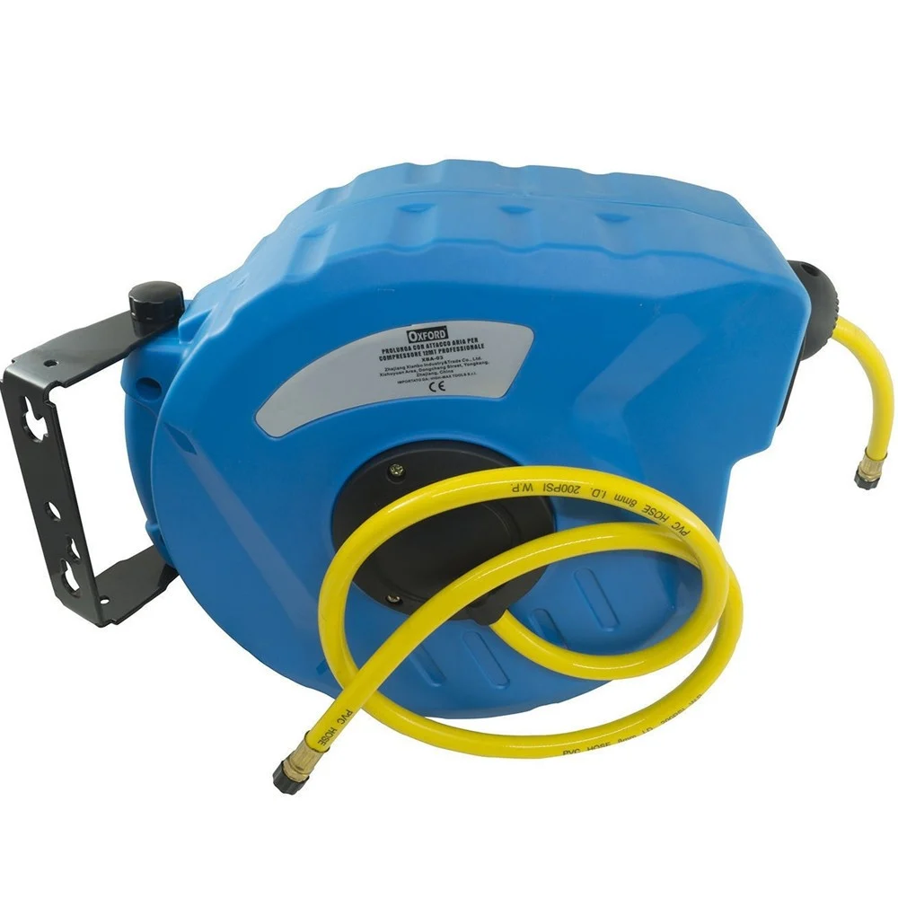 AVVOLGITUBO PROLUNGA ARIA COMPRESSA TUBO CAVO 12MT PORTATILE XBA-03