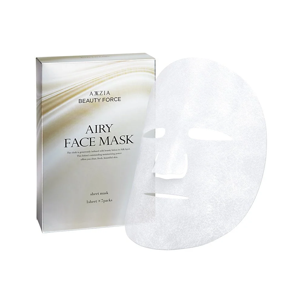AXXZIA Maschera Viso Airy 7 Fogli Pack