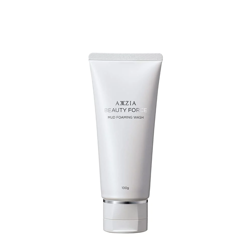AXXZIA Beauty Force Mud Foaming Facial Cleanser 100g Pore Cleansing Wash