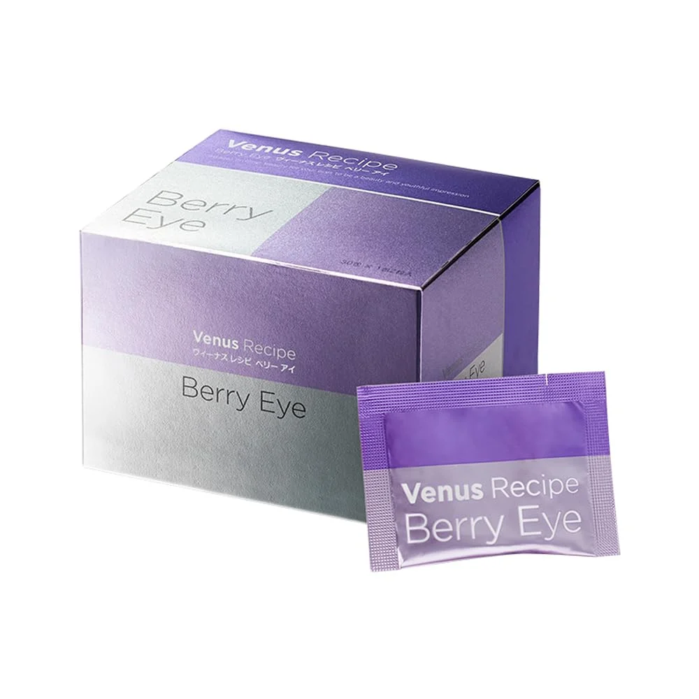 AXXZIA Venus Recipe Berry Eye Supplement 30 Packs Bilberry Extract 25.8g