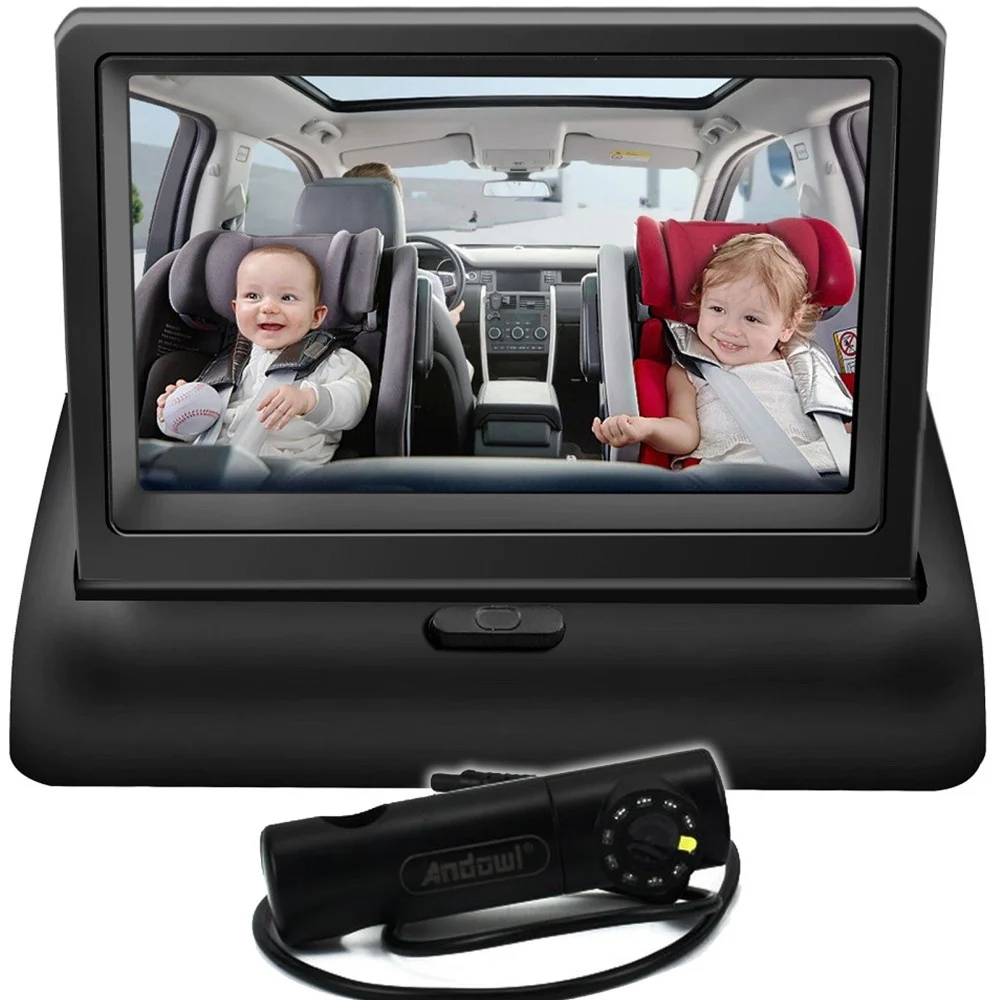 BABY MONITOR DI SICUREZZA LCD FULL HD 1080P Q-CA805 DA 4,5" PER CRUSCOTTO AUTO
