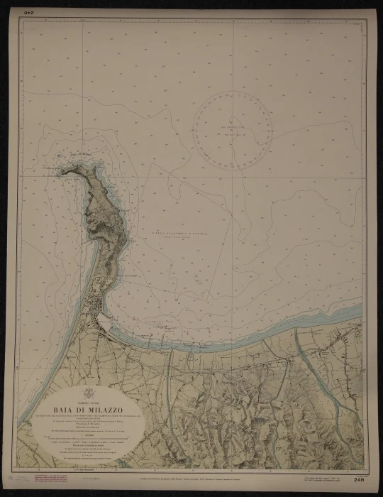 baia di milazzo n. 246 (1979) - Carte nautiche, da pesca…