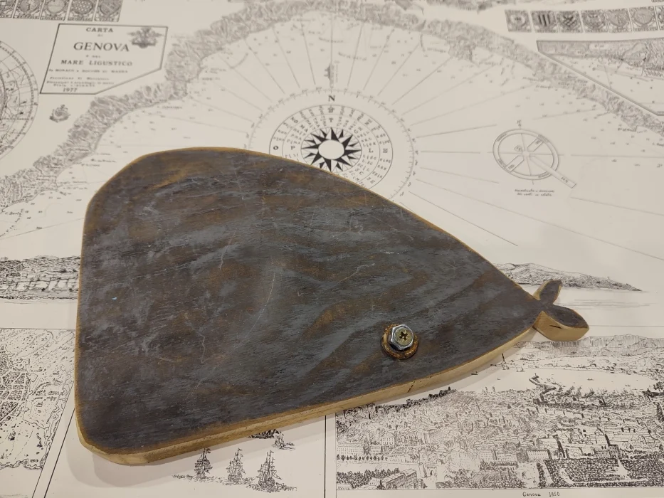 balena di legno da appendere - Arredamento marinaresco