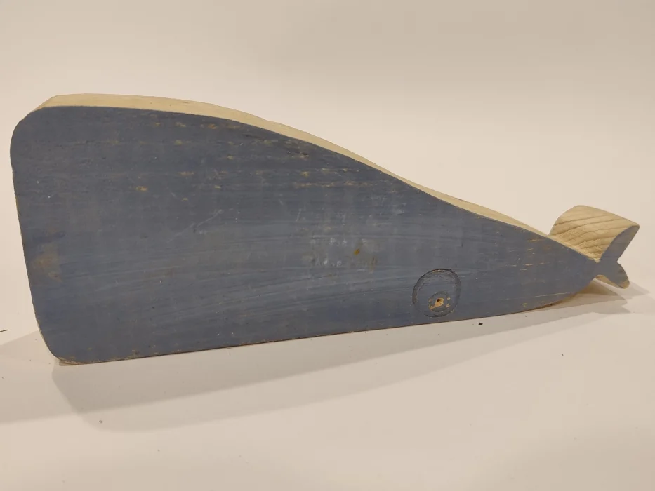 balena di legno da appoggio - Arredamento marinaresco