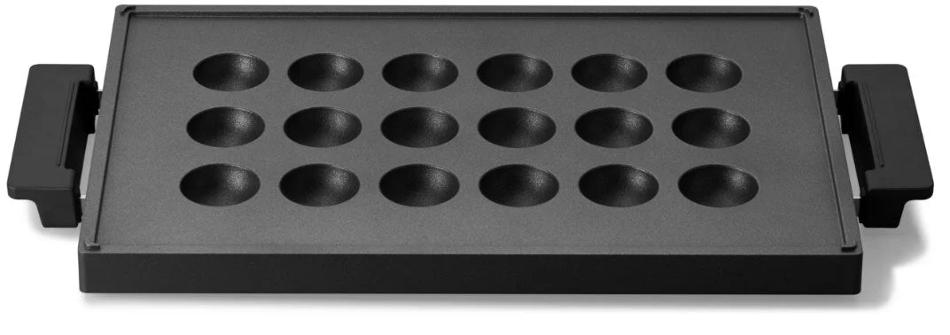 BALMUDA The Plate Pro Takoyaki Plate K10-B100 Black Non-Stick Cooking Surface