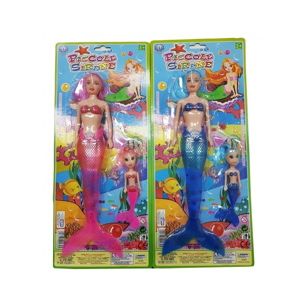 BAMBOLA SIRENA SIRENETTA PESCIOLINO PRINCIPESSA MARE OCEANO GIOCO PER BAMBINE - TrAdE Shop Traesio