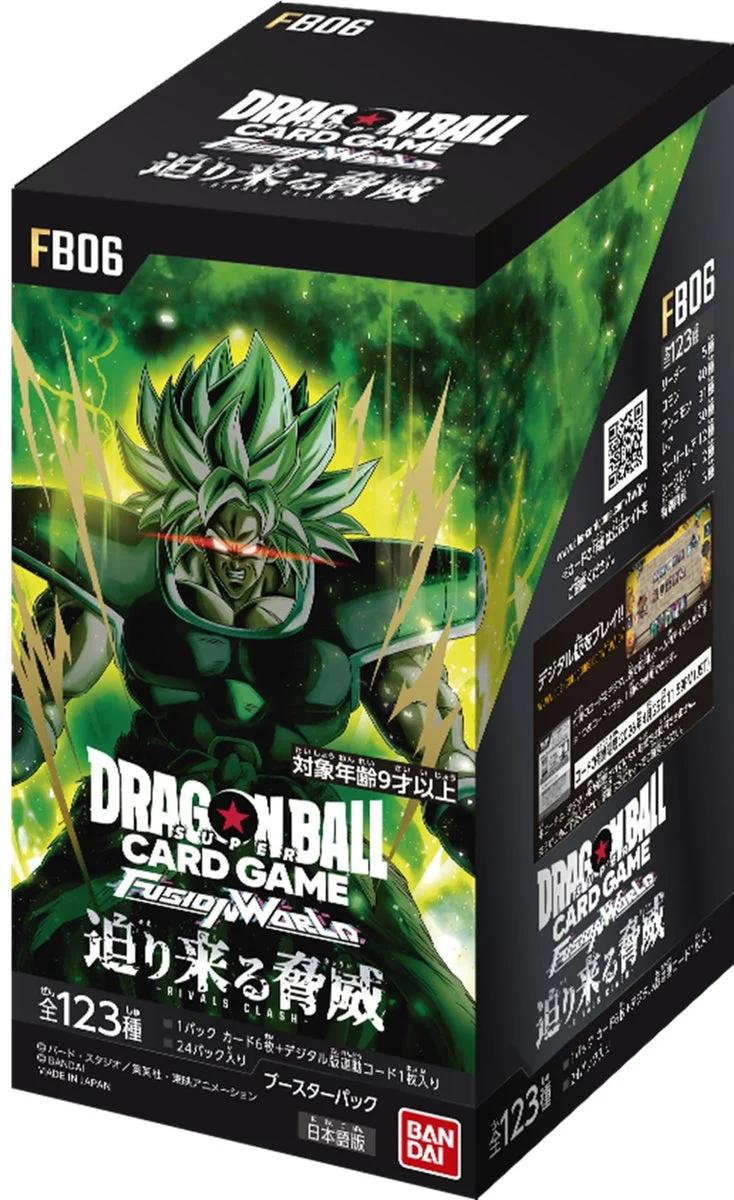 BANDAI Dragon Ball Super Card Game Fusion World Booster Pack FB06 24 Packs Box