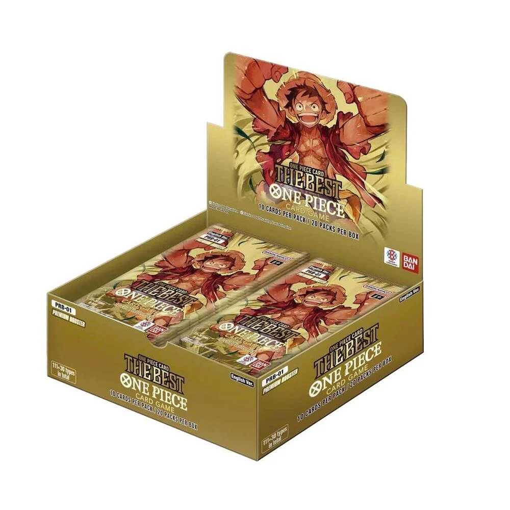 Bandai One Piece Card Game Premium Booster The Best Vol 2 PRB02 Box 10 Packs - ONE PEICE