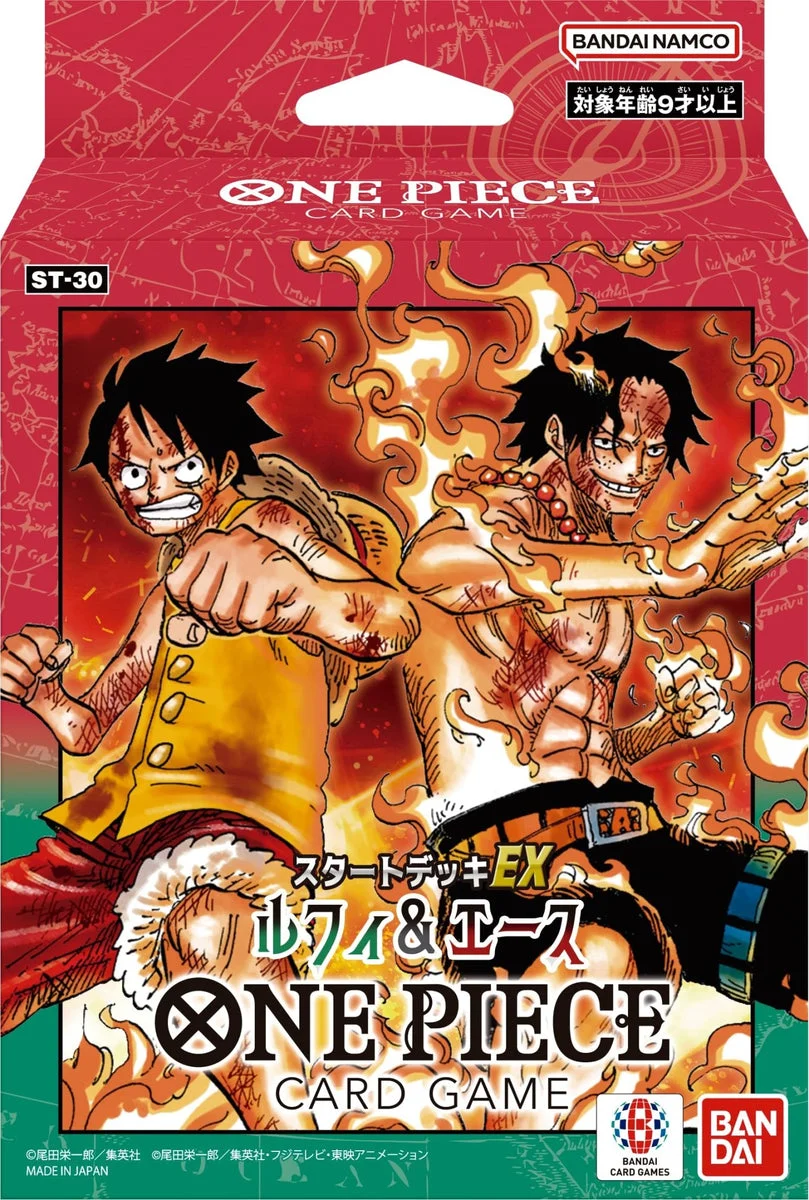 BANDAI ONE PIECE Card Game baraja inicial EX Luffy & Ace ST-30