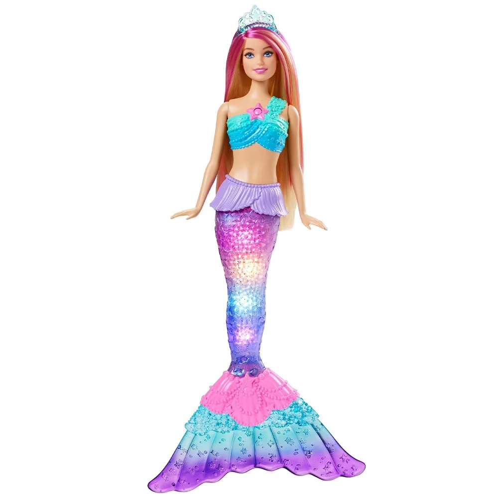 Barbie Sirena Glitterante Giocattolo da Gioco in Acqua 12345 Rosa 30cm - WAFUU JAPAN