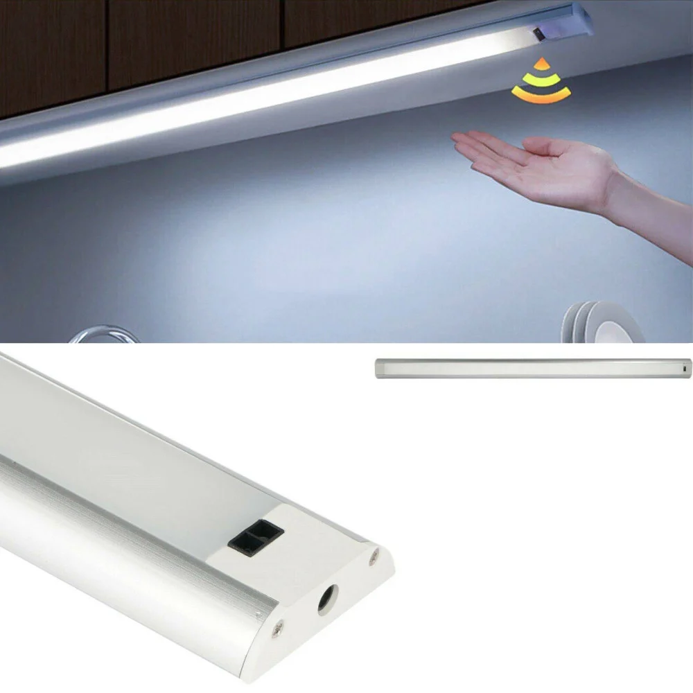 BARRA A LED SOTTOPENSILE CUCINA LUCE LAMPADA CON SENSORE MOVIMENTO MANO 60CM - TrAdE Shop Traesio