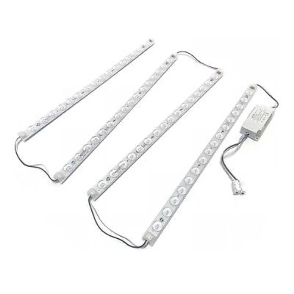 BARRA RIGIDA CALAMITATA PLAFONIERA 26 WATT STRISCIA LUCE 6500K 4000K 3000K CA-40