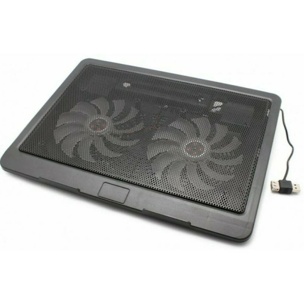 BASE SUPPORTO PER LAPTOP CON RAFFREDDAMENTO DISSIPATORE INTEGRATO A 2 VENTOLE - TrAdE Shop Traesio