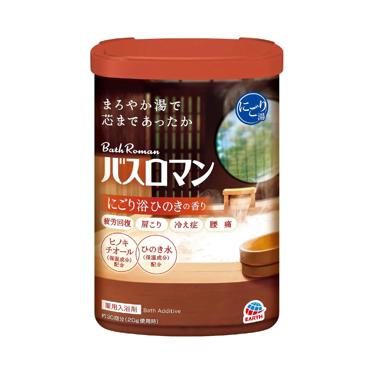 Bath Roman Cloudy Bath Powder sali da bagno profumo hinoki 600g - EARTH