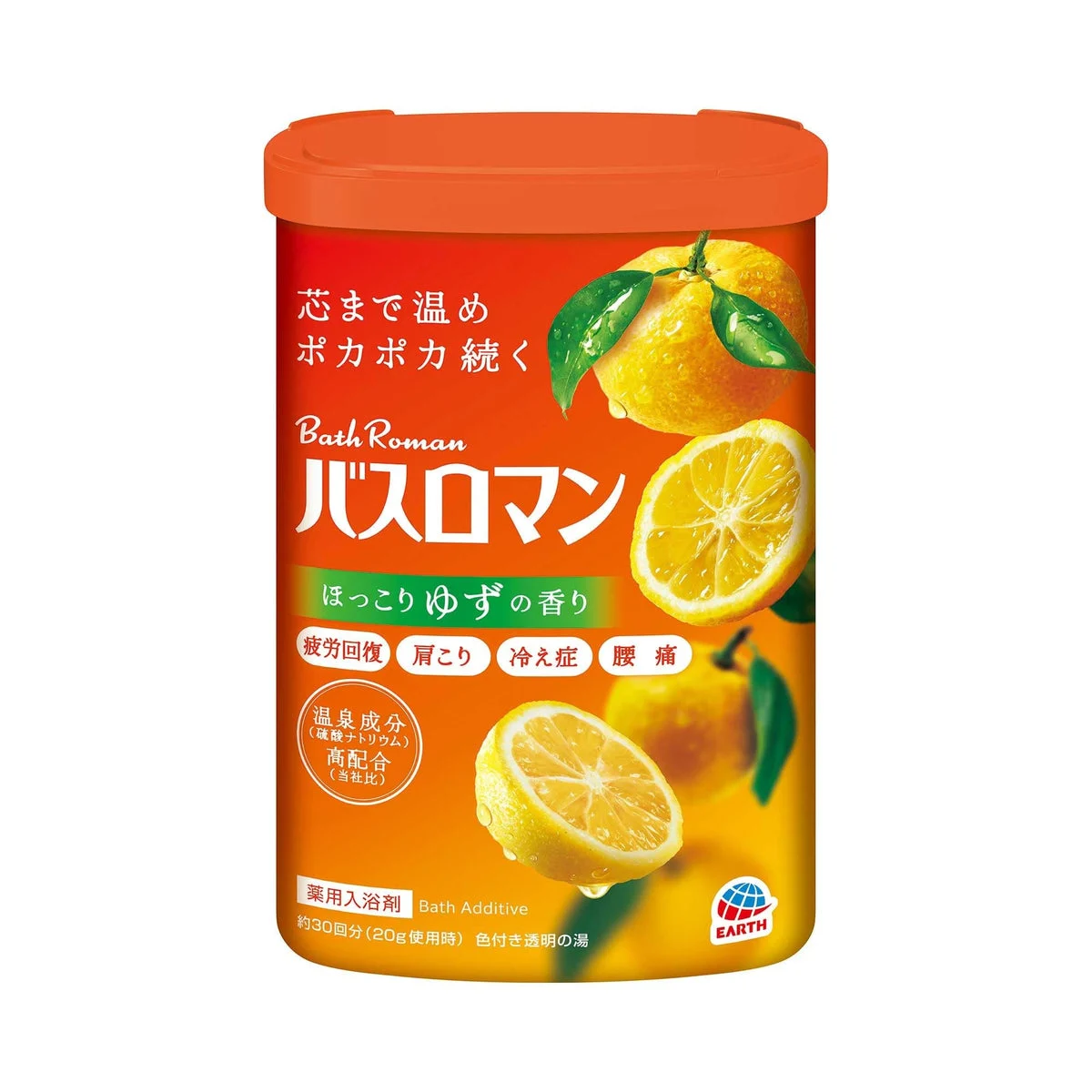 Bath Roman sales de baño aroma yuzu 600 g con sulfato de sodio - EARTH