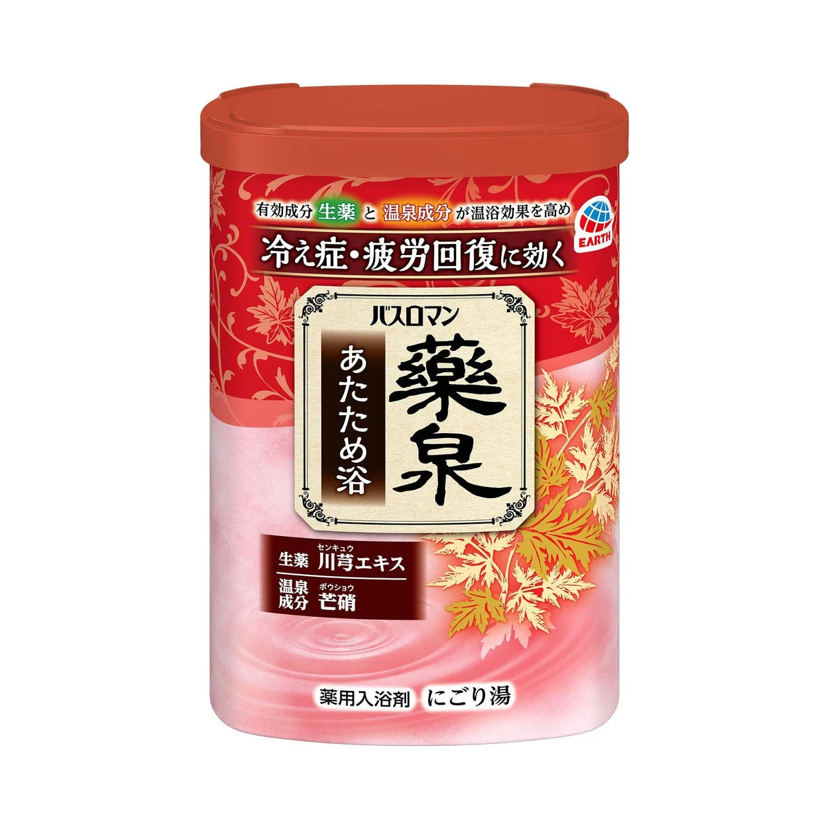Bath Roman Yakusen polvere da bagno riscaldante latte 600g - EARTH