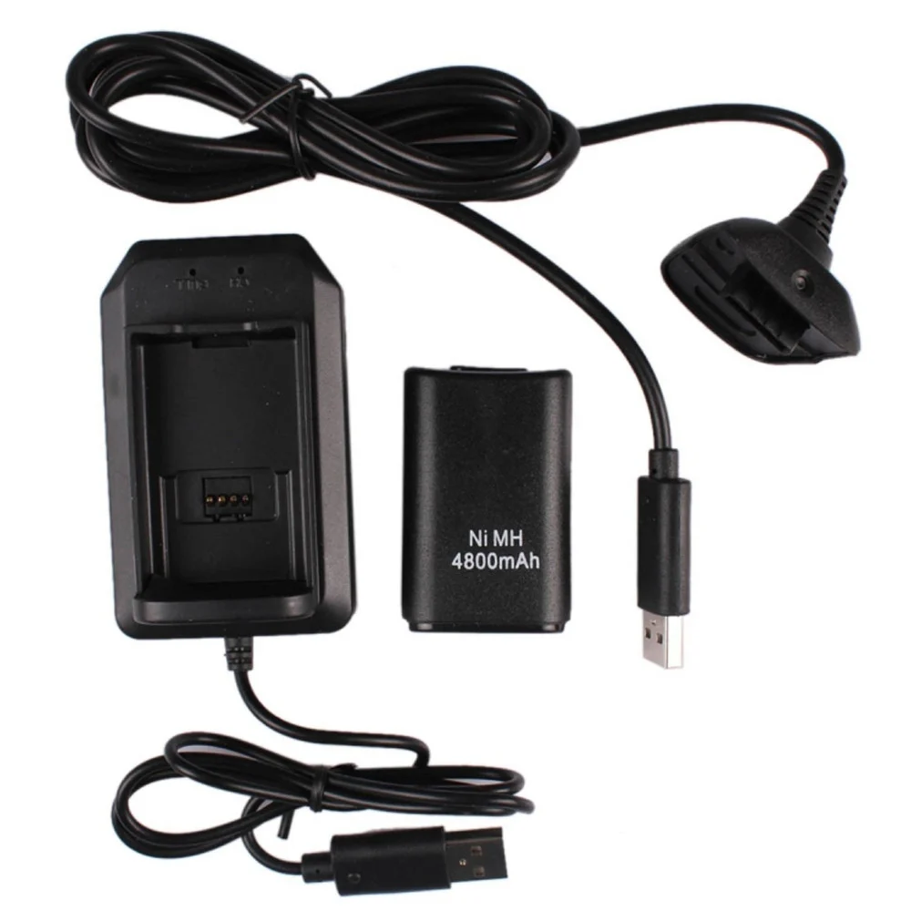 BATTERIA BATTERY PACK 4800 MAH AGGIUNTIVA PER JOYSTICK CONTROLLER PER XBOX 360 - TrAdE Shop Traesio