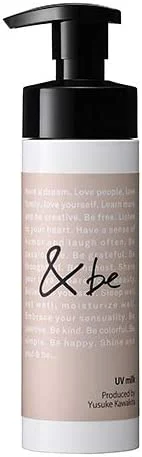 &be UV Milk Sunscreen for Body & Face Natural Scent SPF50+ Made in Japan
