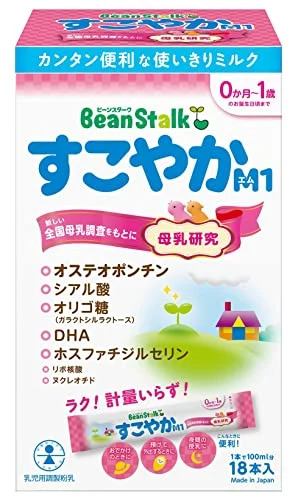 Bean Stalk Beanstark M1 Baby Formula Stick 13g x 18 - Bean Stalk Snow