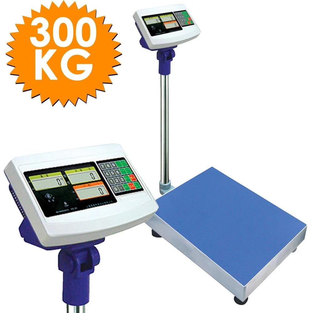 BILANCIA BILICO DIGITALE ELETTRONICA PROFESSIONALE 300 KG CON DOPPIO DISPLAY - TrAdE Shop Traesio