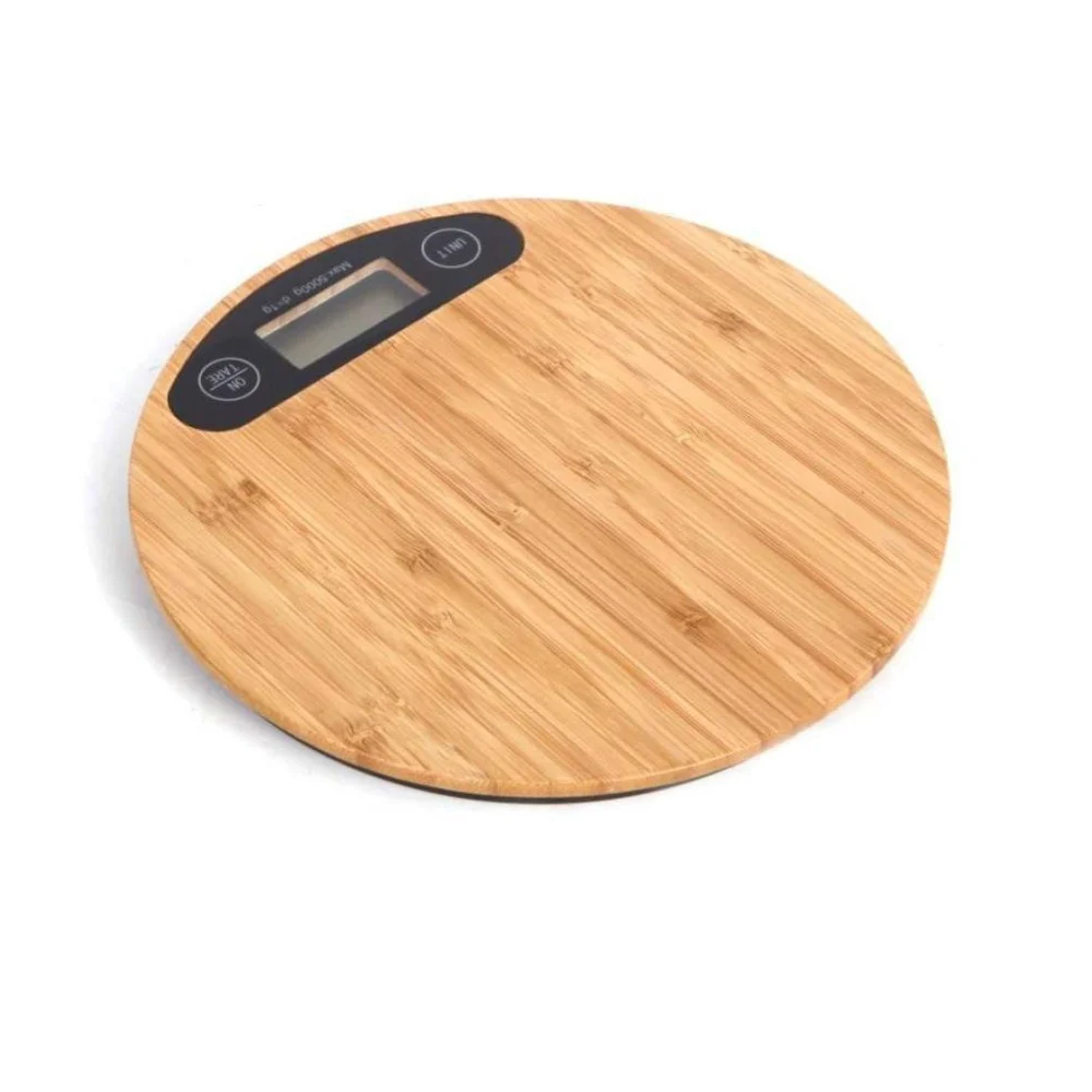 BILANCIA DA CUCINA DIGITALE DI PRECISIONE CON PIATTO IN LEGNO PER ALIMENTI DOSI - TrAdE Shop Traesio