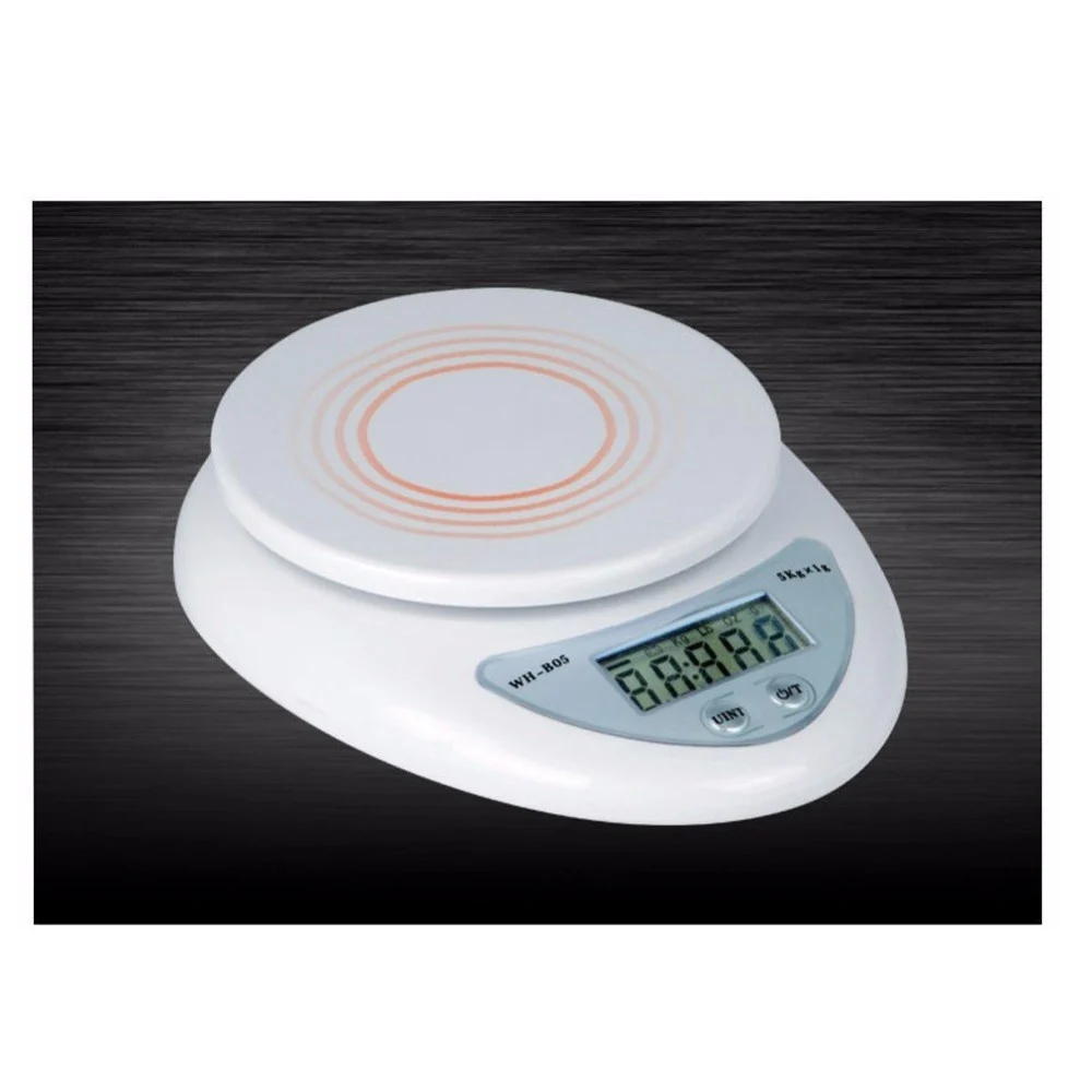 BILANCIA DA CUCINA DIGITALE PRECISIONE DA 1GR A 5KG CON TASTO TARA DISPLAY LCD - TrAdE Shop Traesio