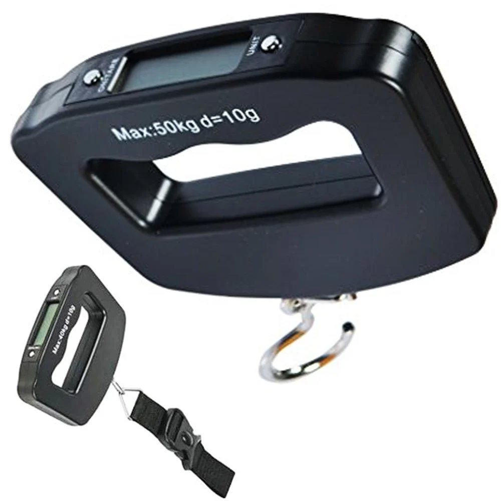 BILANCIA DIGITALE CON FASCIA MAX 50KG PESA BAGAGLI MANO VALIGIE PORTATILE - TrAdE Shop Traesio