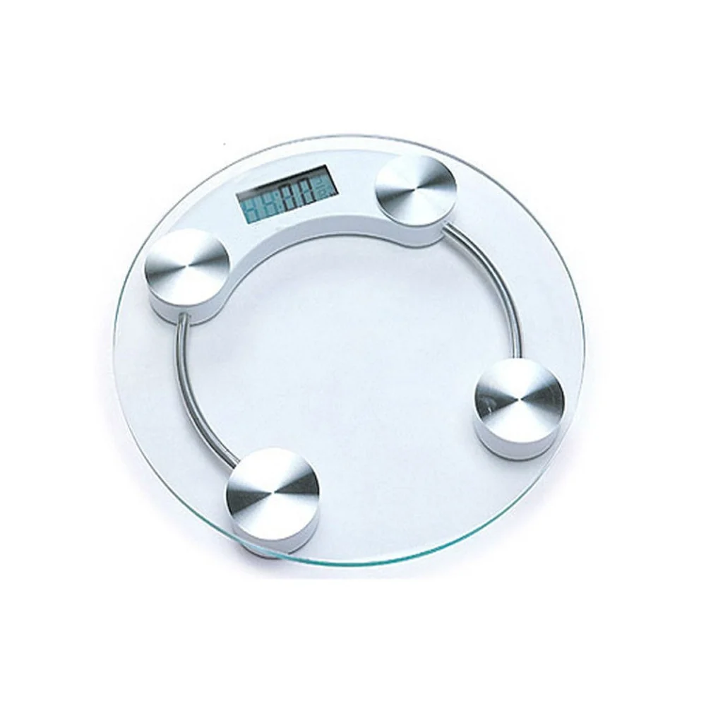 BILANCIA DIGITALE LCD MASSA CORPOREA PESAPERSONE VETRO TRASPARENTE 150KG PESA - TrAdE Shop Traesio