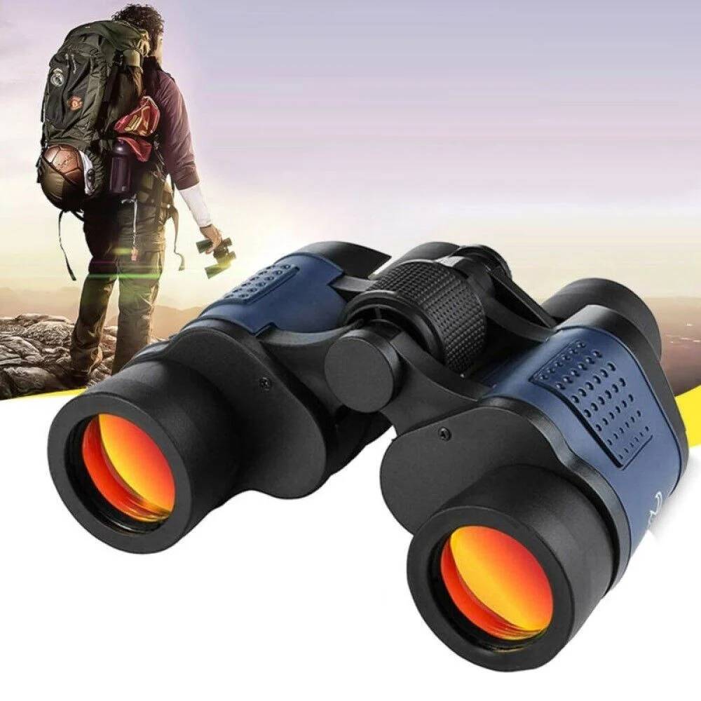 BINOCOLO PROFESSIONALE LENTI ANTIRIFLESSO 60X60 REGOLABILE CON BORSA ART. 85093 - TrAdE Shop Traesio