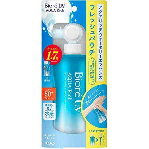 Biore UV Aqua Rich Watery Essence Fresh Pouch SPF50+ PA++++ 120g