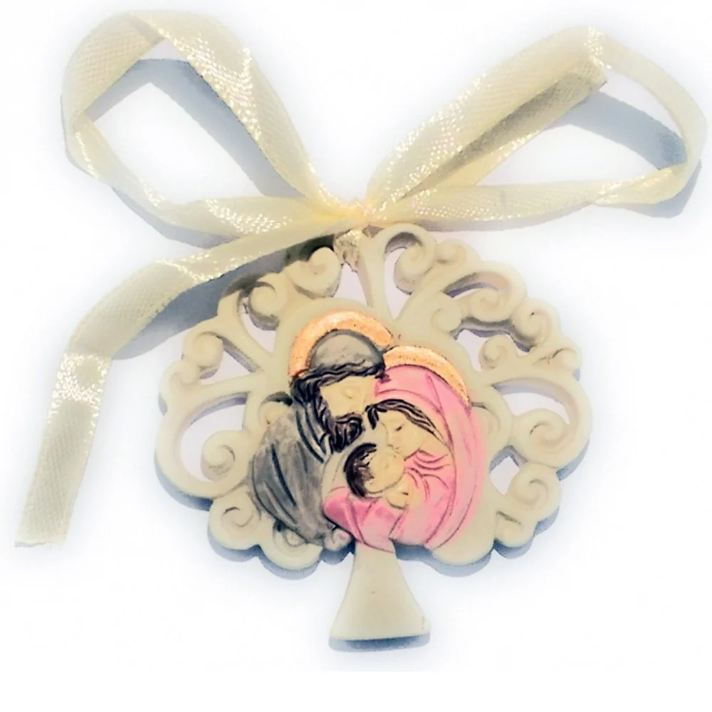 BOMBONIERA NATIVITA' ALBERO VITA PER CRESIMA GIUSEPPE MADONNA BAMBINO APPENDINO - TrAdE Shop Traesio