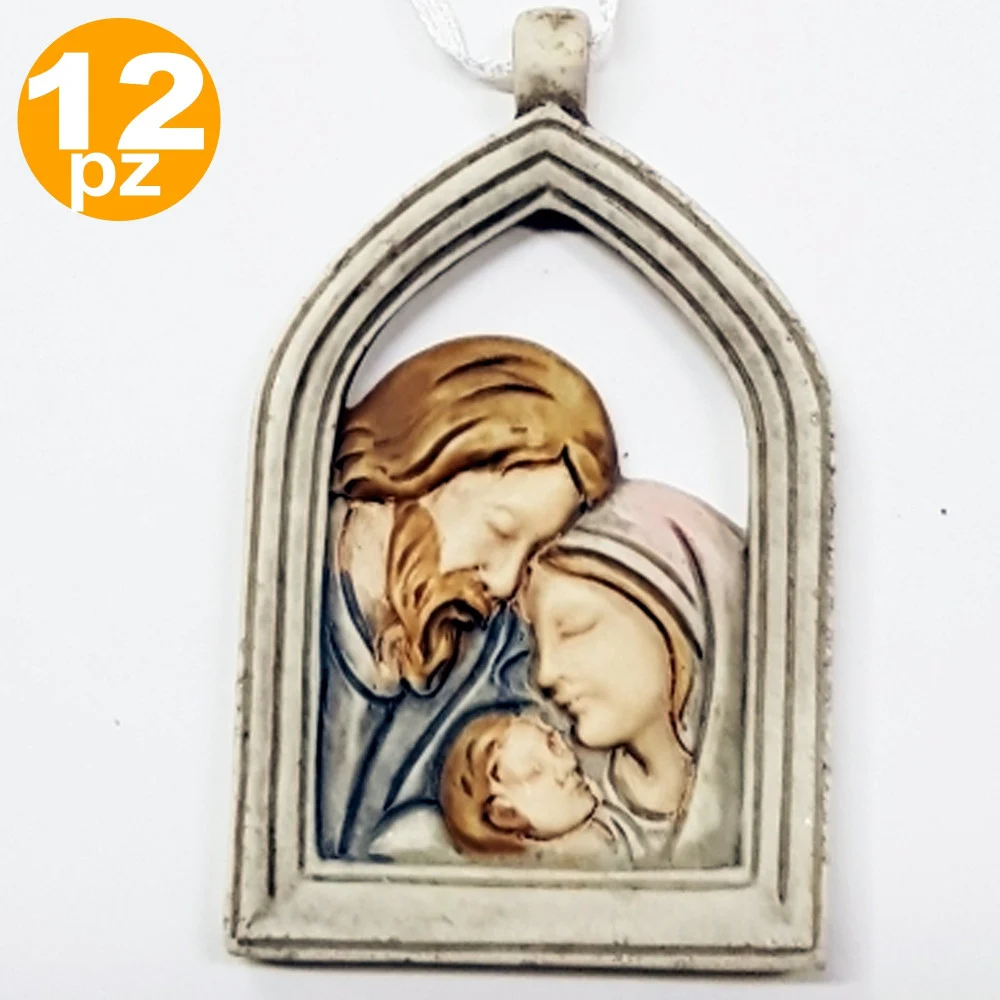 BOMBONIERE NATIVITA' ARCO CRESIMA GIUSEPPE MADONNA BAMBINO CERAMICA APPENDINO - TrAdE Shop Traesio