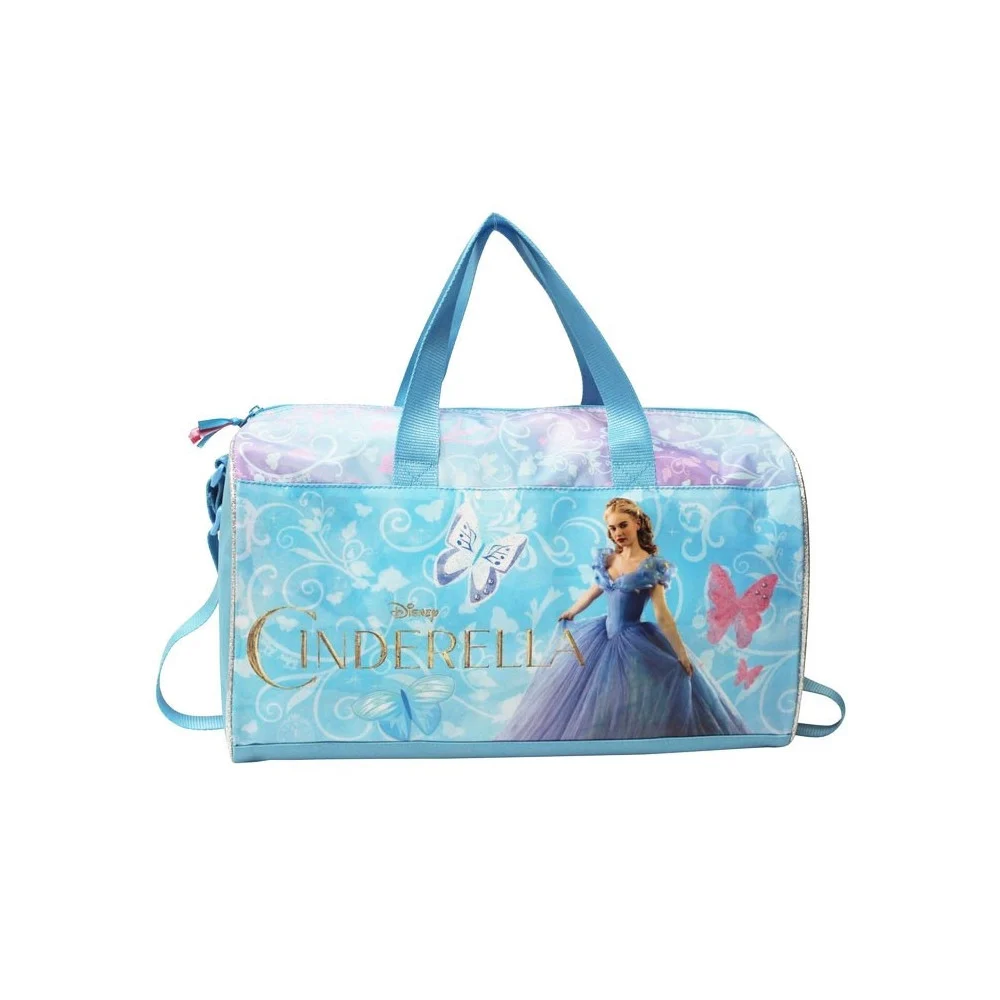 Borsa Borsone da Viaggio con Tasca Frontale Disney Cenerentola Cindarella - TrAdE Shop Traesio