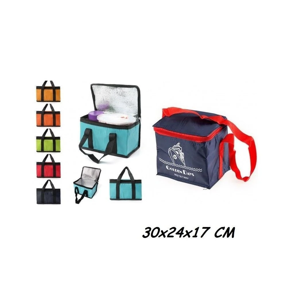 BORSA TERMICA 30x24x17 CM FRIGO PORTA ALIMENTI SPIAGGIA MARE ESCURSIONE PIC NIC - TrAdE Shop Traesio