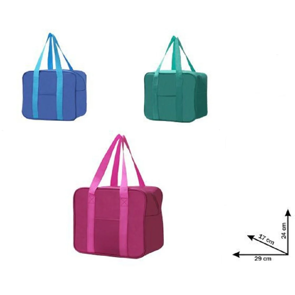 BORSA TERMICA CORFU 12 LT FRIGO VIAGGI MARE 29X17X24CM 3 COLORI ASSORTITI 773404 - TrAdE Shop Traesio