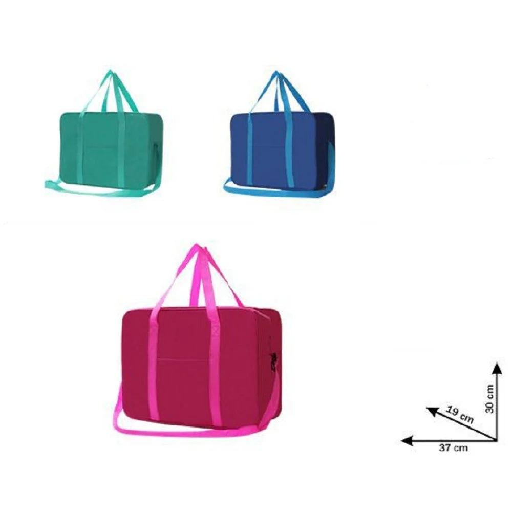 BORSA TERMICA CORFU 20 LT FRIGO MARE VIAGGI 37X19X30CM 3 COLORI ASSORTITI 773411 - TrAdE Shop Traesio