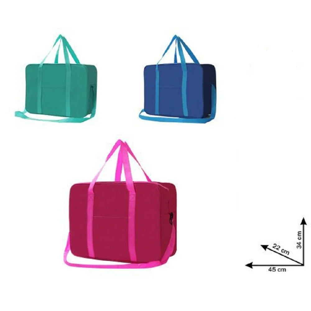BORSA TERMICA CORFU 32 LT MARE VIAGGI FRIGO 45X22X34CM 3 COLORI ASSORTITI 773428 - TrAdE Shop Traesio