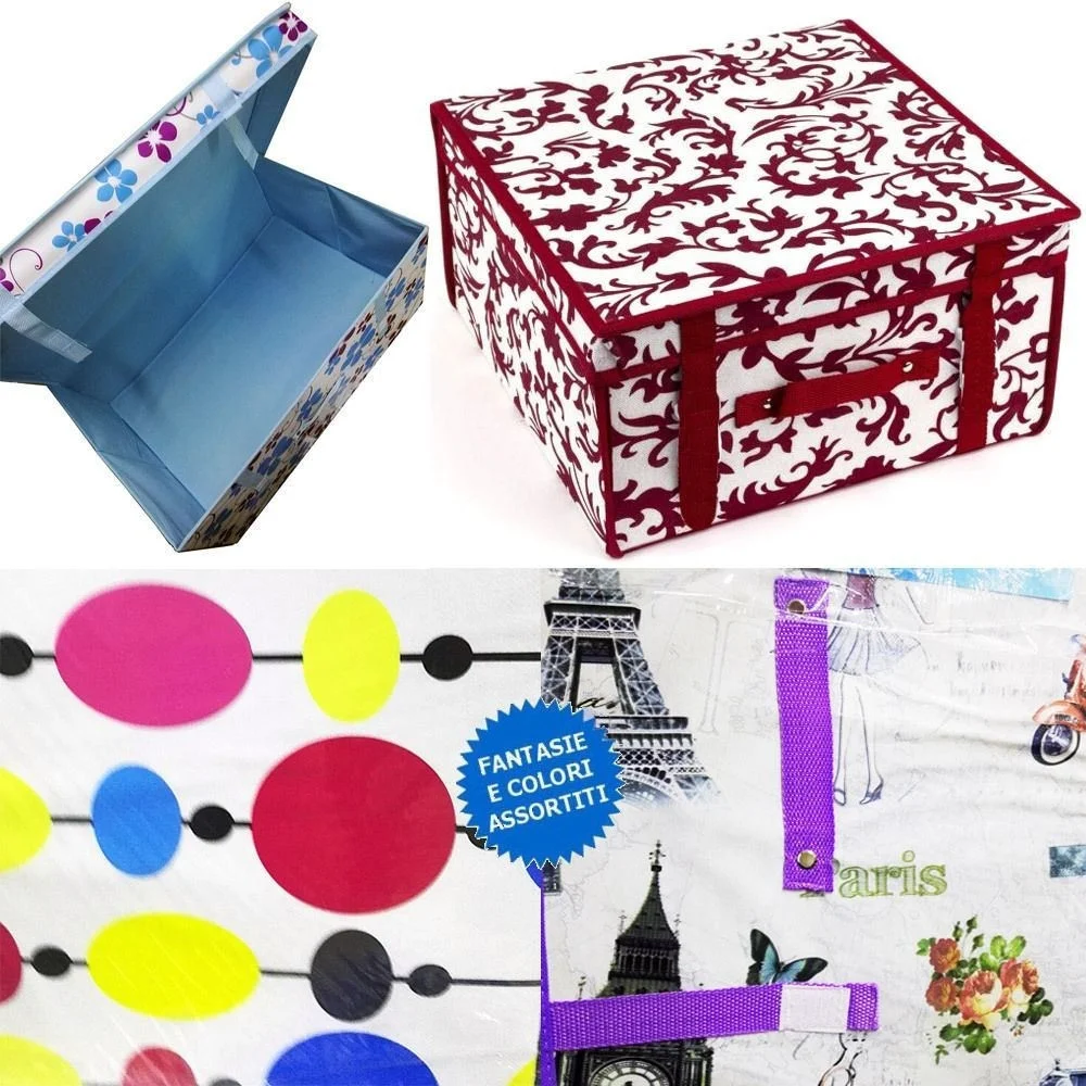 BOX SCATOLA ORGANIZER PER LA BIANCHERIA INTIMA CAMBIO STAGIONE MISURE A SCELTA - TrAdE Shop Traesio
