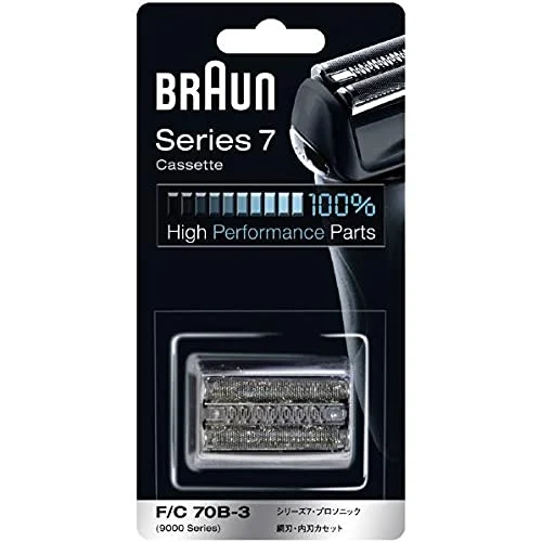 Braun testina di ricambio rasoio Series 7 F/C70B-3 nera