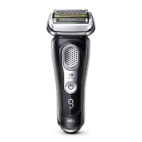 Braun Rasoio Elettrico Uomo con Stazione di Pulizia 9360cc-V Nero