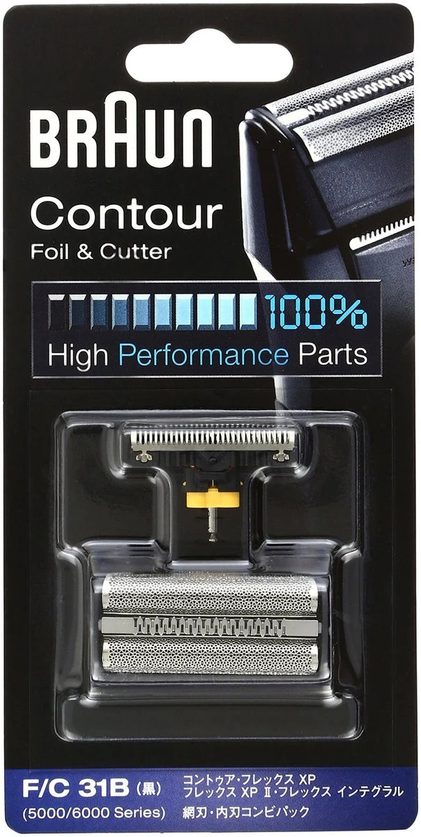 Braun lamina e coltello di ricambio per rasoio elettrico F/C31B nero