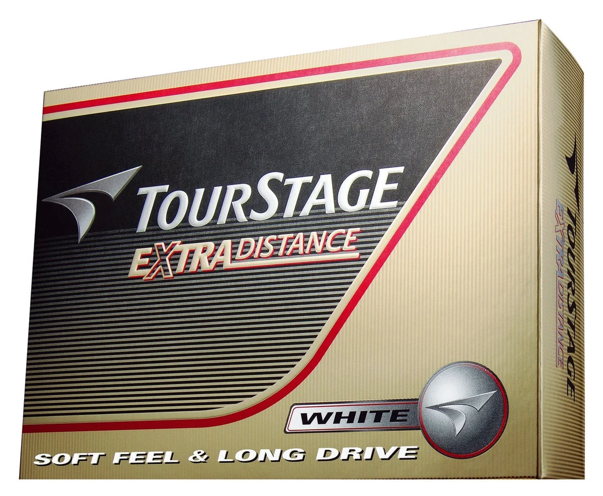 BRIDGESTONE Palline da Golf Tourstage Extra Distanza TEWX Bianco 12