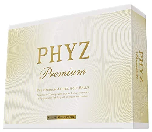 BRIDGESTONE PHYZ Gold Pearl Golf Ball Premium 1dozen (12pcs)