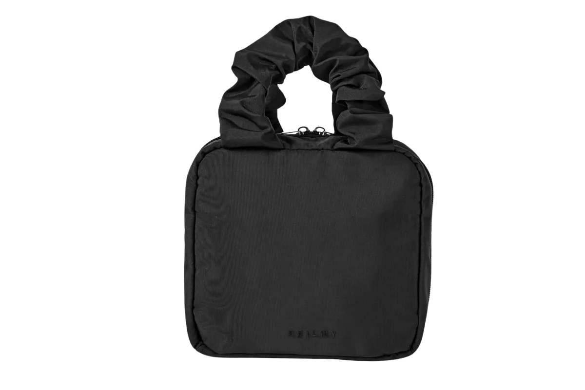 BRILMY Pochette Cosmetica Design Trasparente Risparmio di Tempo Nero 16x17x11 cm